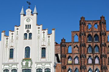 Interessante Architektur in Wismar.