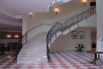 Foyer eines Hotels.