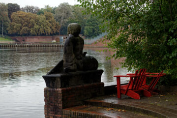 Bodo Jarren - Stadtpark 05.10.2021 - Blick aufs Freibad