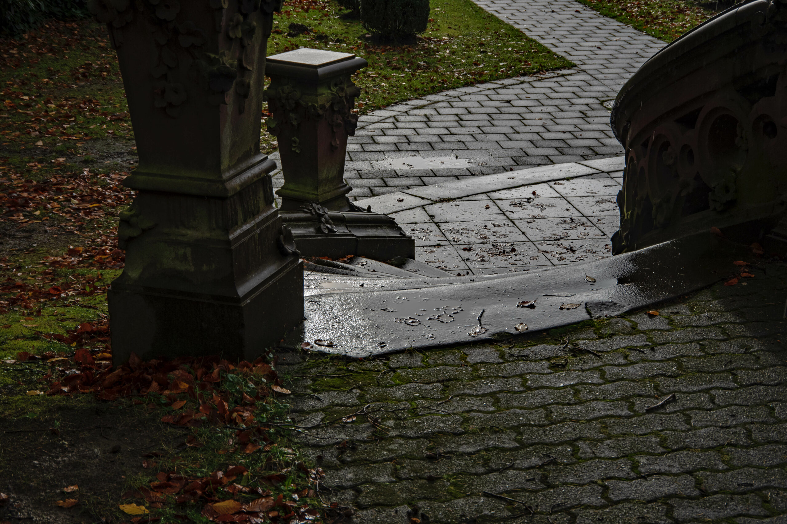 Hans Stötera - Ohlsdorfer Friedhof Regen 07.11.2021 - Nach dem Regen