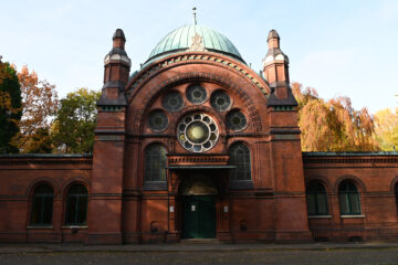 Wolfgang Scheffler - Jüdischer Friedhof Ohlsdorf 31.10.2021 - Synagoge