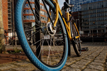 Bodo Jarren - Speicherstadt 24.03.2022 - Blaues Vorderrad