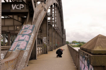 Kirsten - Freihafenbrücke 29.05.2022 - Bridge-Art-Gallery