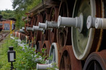 Bodo Jarren - Lockschuppen Aumühle 28.08.2022 - Räder mit Achsen