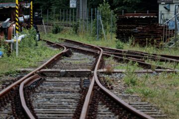 Bodo Jarren - Lockschuppen Aumühle 28.08.2022 - Schienenführung