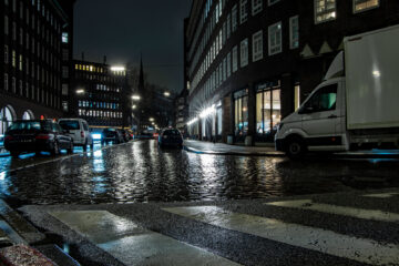 Hans Stötera - Straßenbeleuchtung I 12.01.2023 - Nach dem Regen 1