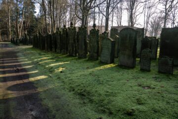 Edeltraud - Jüdischer Friedhof 07.02.2023 - Licht und schatten