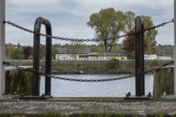 Hartmut Teschemacher - Finkenwerder 02.05.2023 - Blick abgesperrt