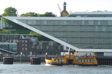 Peter Weise - Köhlbranddeich 12.05.2023 - Löwe vorm Dockland