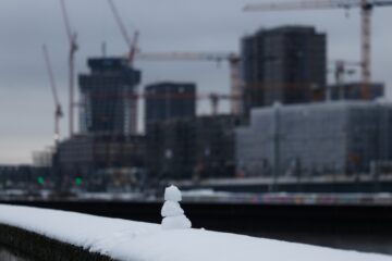 Bodo Jarren - Rund um den kleinen Olaf - Ein Schneemann in der Hafencity