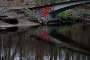 Bodo Jarren - Klein Borstel Alsterweg - 05.03.2024 - Brückenspiegelung