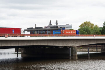 Sabine Poppe - Zollhafen Veddel - 07.05.2024 - Hamburg-Süd-Container