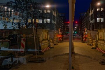 Bodo Jarren - Lichter der Stadt - 25.02.2025 - Baustellenspiegelung