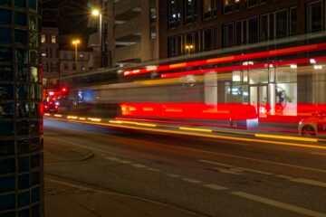 Bodo Jarren - Lichter der Stadt - 25.02.2025 - Eine Busspur