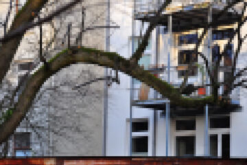 Sabine Poppe - Hudwalkerstraße - 03.03.2025 - Ersatztreppe verwischt