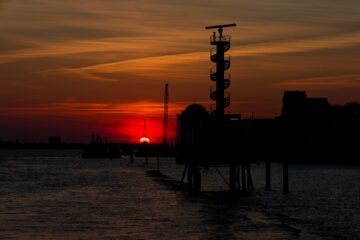 Bodo Jarren - Sundowner - 21.03.2025 - Sonne am Leitdamm geht unter