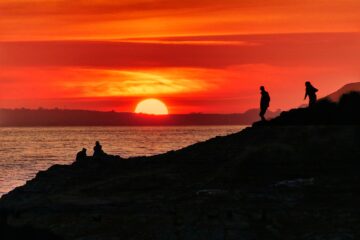 Susanne Wahl - Challenge 133: 23.06 - 06.07.2025 - Sonnenuntergang Bretagne - Doppelbelichtung