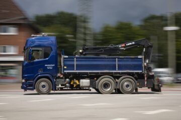 Bodo Jarren - Langzeit in Bramfeld - 31.07.2025 - LKW in blau