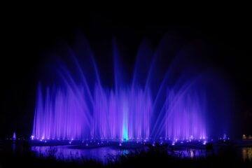 Bodo Jarren - Wasserlichtspiele -30.09.2025 - In Blau eingefärbt