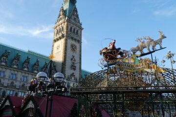 Peter Weise - Weihnachtsmarkt - 16.12.2025 - Hamburger Weihnachtsmarkt bei Sonnenschein